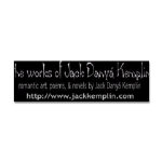JackKemplin.com Bumper Sticker